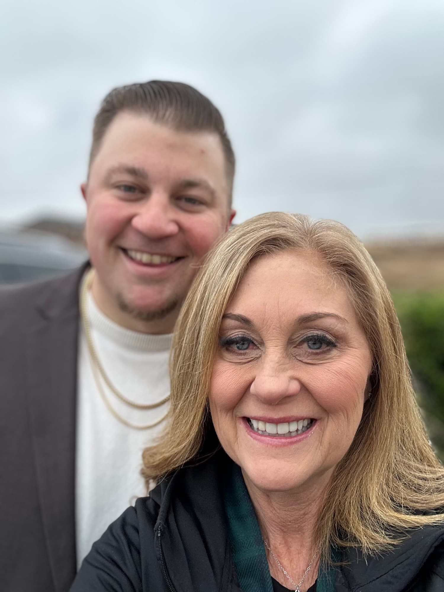 Pamela and Brandon Miller together